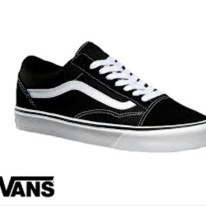 Vans Old Skool Pro Trainers In Black & White